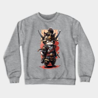 Samurai Cat 14 Crewneck Sweatshirt